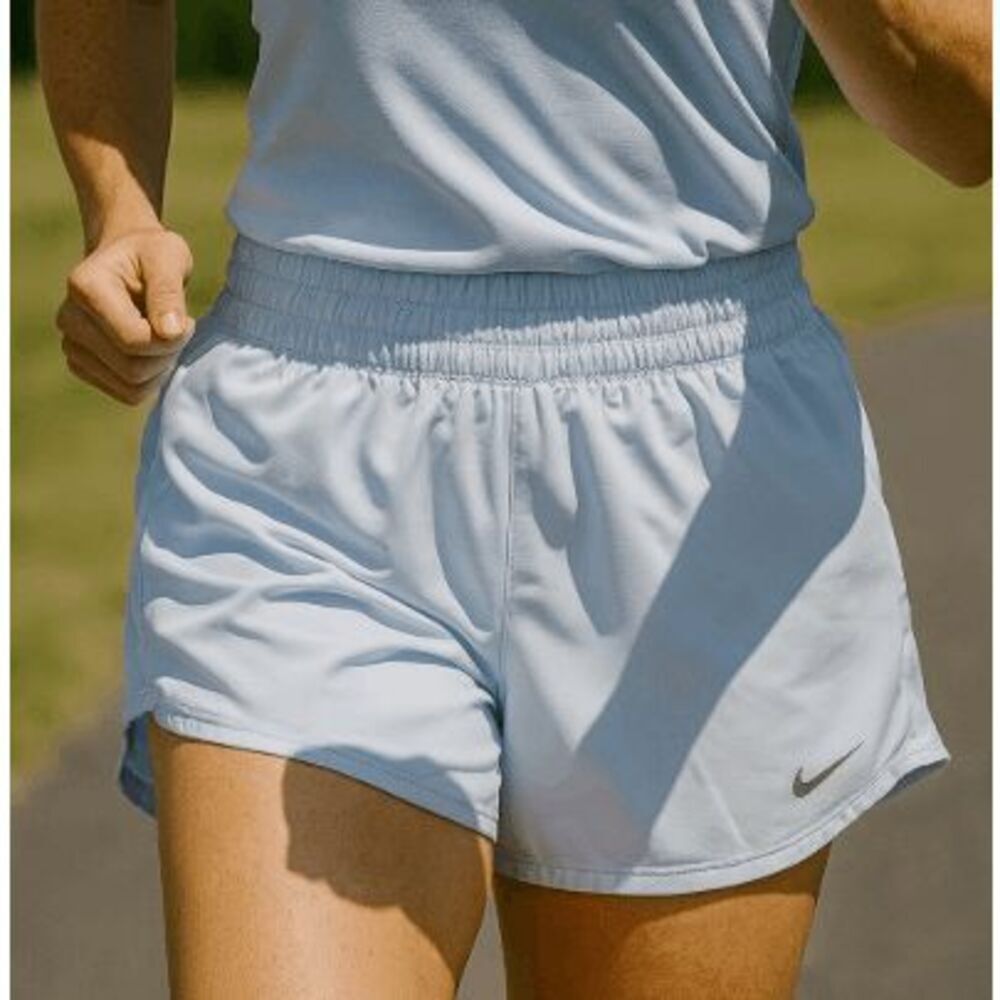Nike One Women's Dri-FIT Ultra High-Waisted 3" Brief-Lined Shorts Armori Blue L